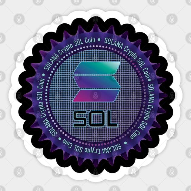 SOLANA Crypto SOL Coin Gift Sticker by PunnyPoyoShop